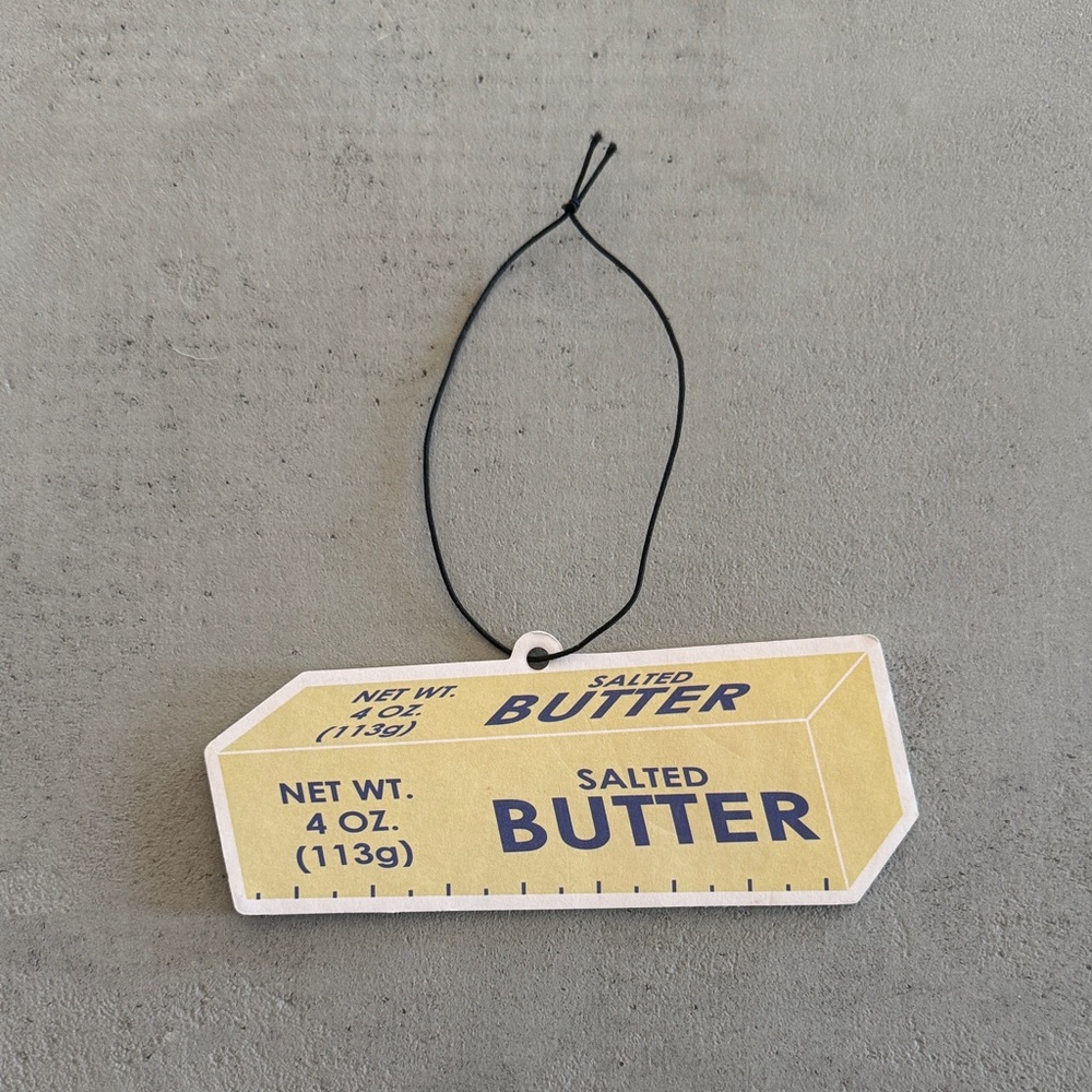 USED SALTED BUTTER CAR AIR FRESHER